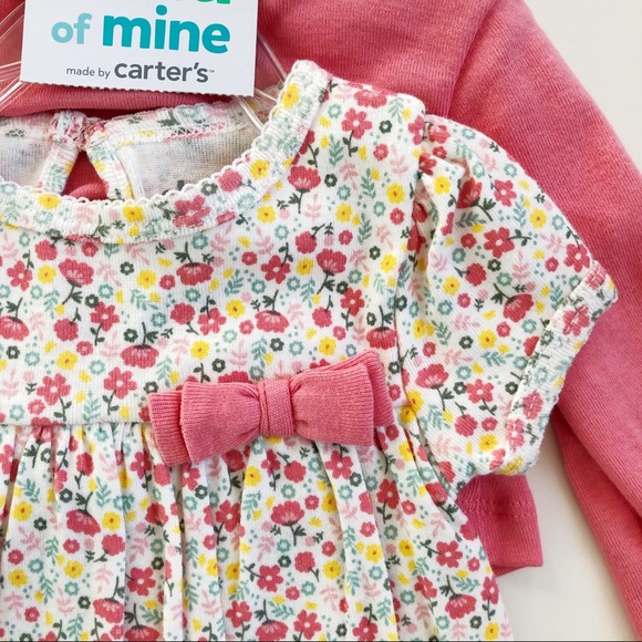 CARTER’S 6-9 Floral Romper Cardigan Headband Set - Picture 14 of 15